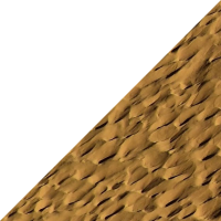 Geometric shape with a sand pattern inside